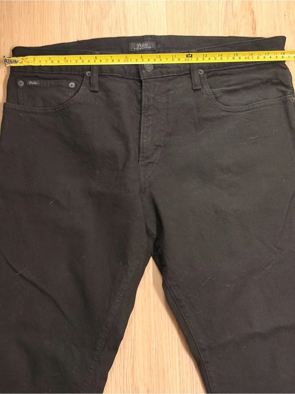 Polo Ralph Lauren Varick Slim Straight Jeans Stretch Cotton Black Men’s 34|32